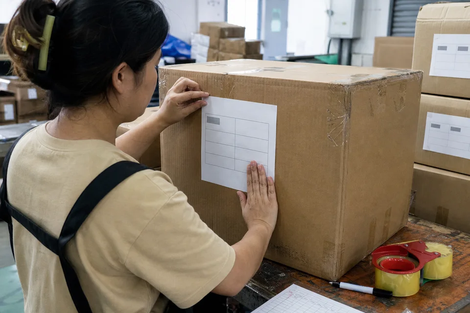 Outer carton shipping marks