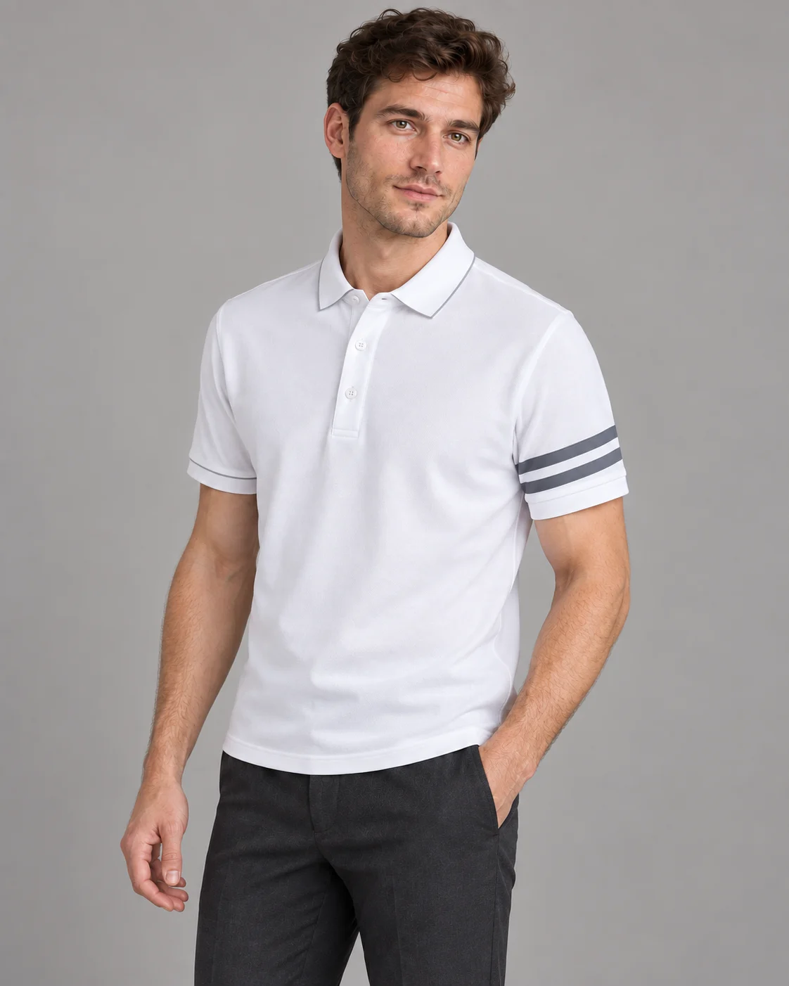 T0251 Double-stripe Polo